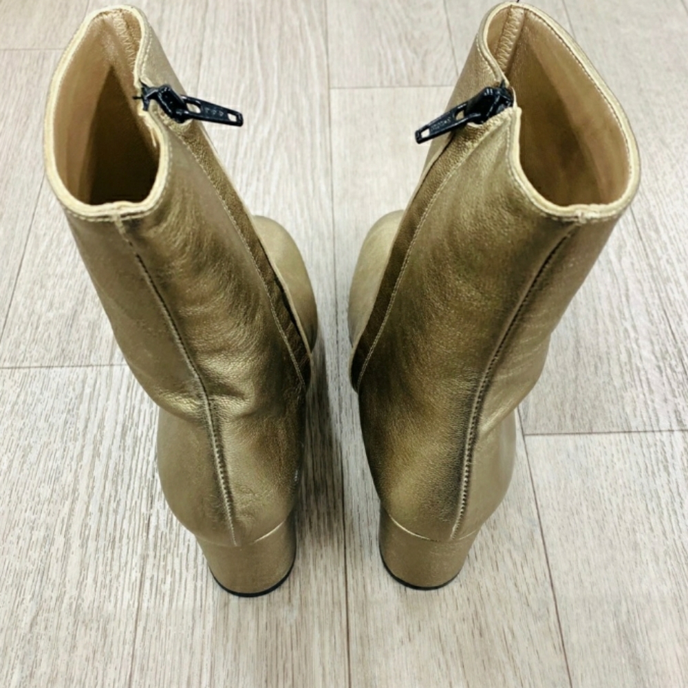 🆕️ Anthropologie Mint & Rose Leather Ankle Boot 6 - Picture 7 of 7
